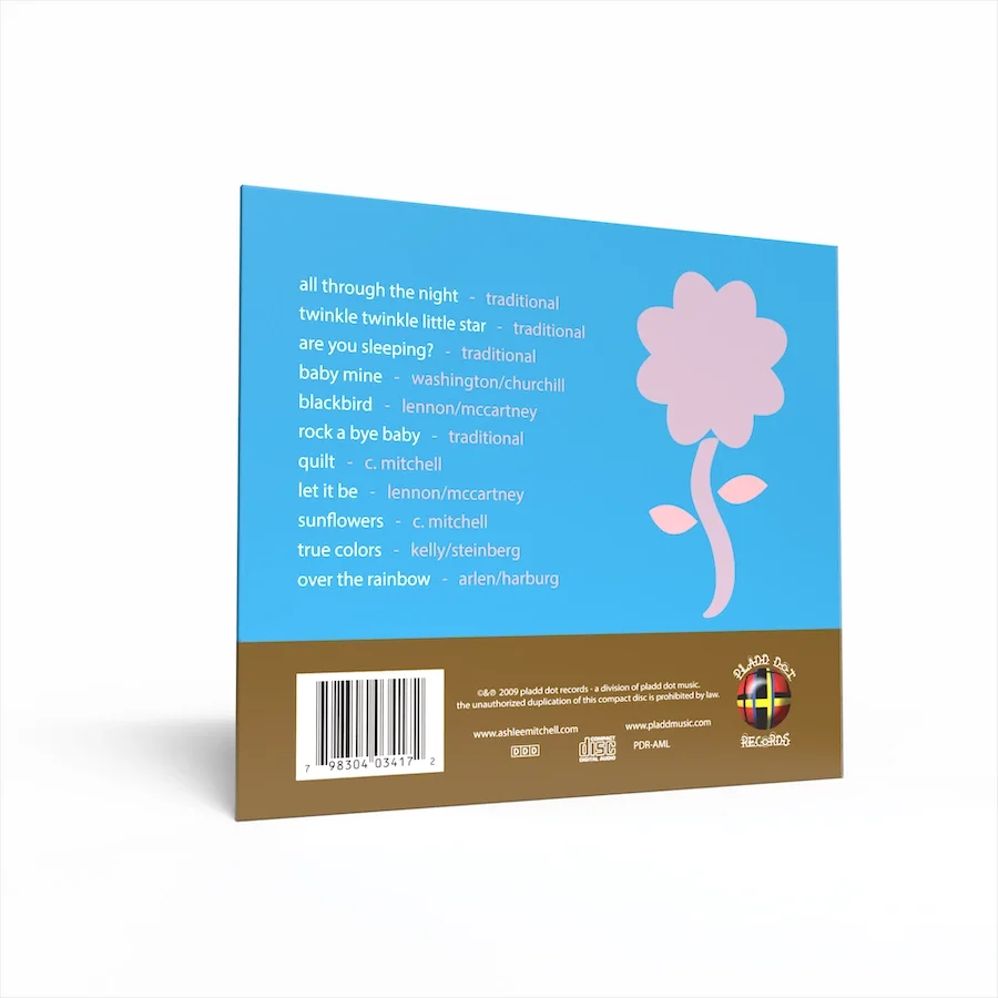 A Lullaby Album Isometric Back View Cover